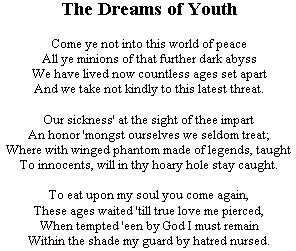 [The Dreams of Youth]